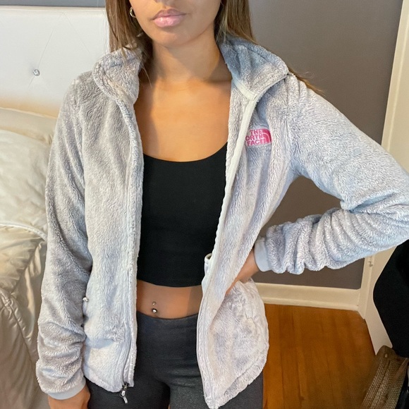 North Face Osito jacket gray // fleece - Picture 3 of 7